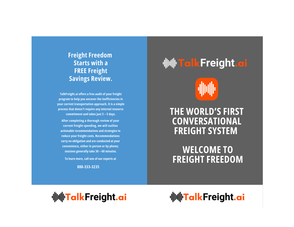 Whitepaper for consulting with TalkFreight